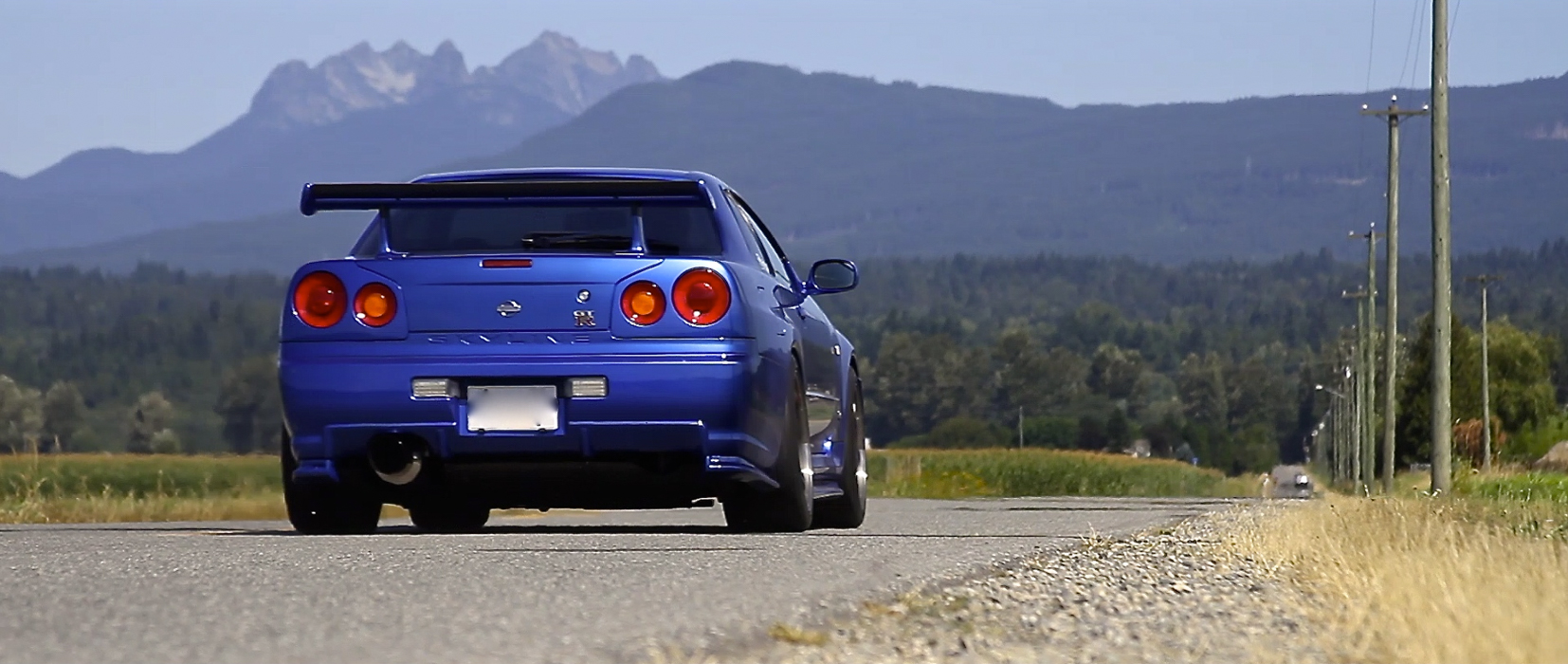 Nissan Skyline r34 купе в горах