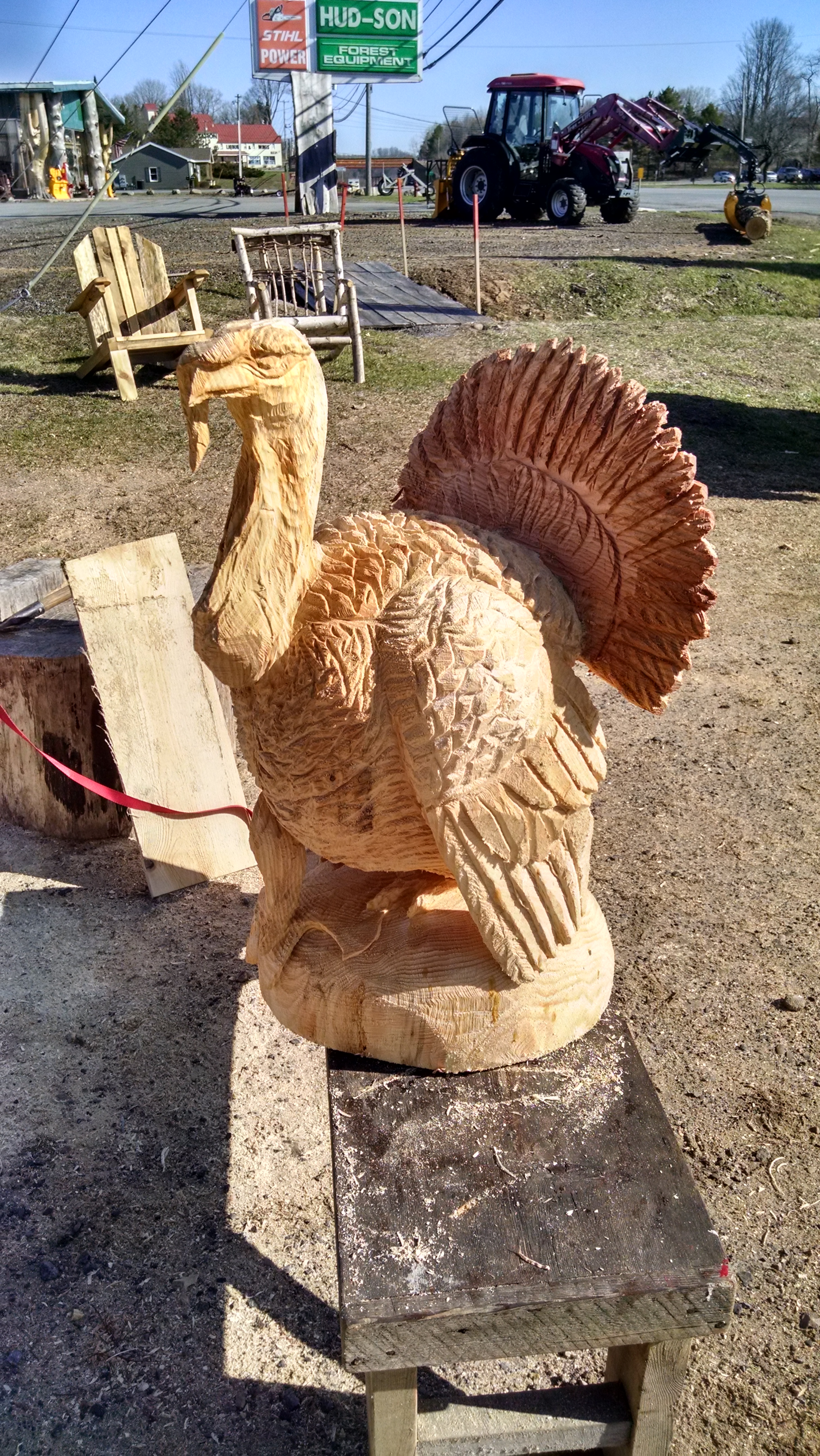 Carve Turkey Like A Boss, With A Chainsaw (kinda)