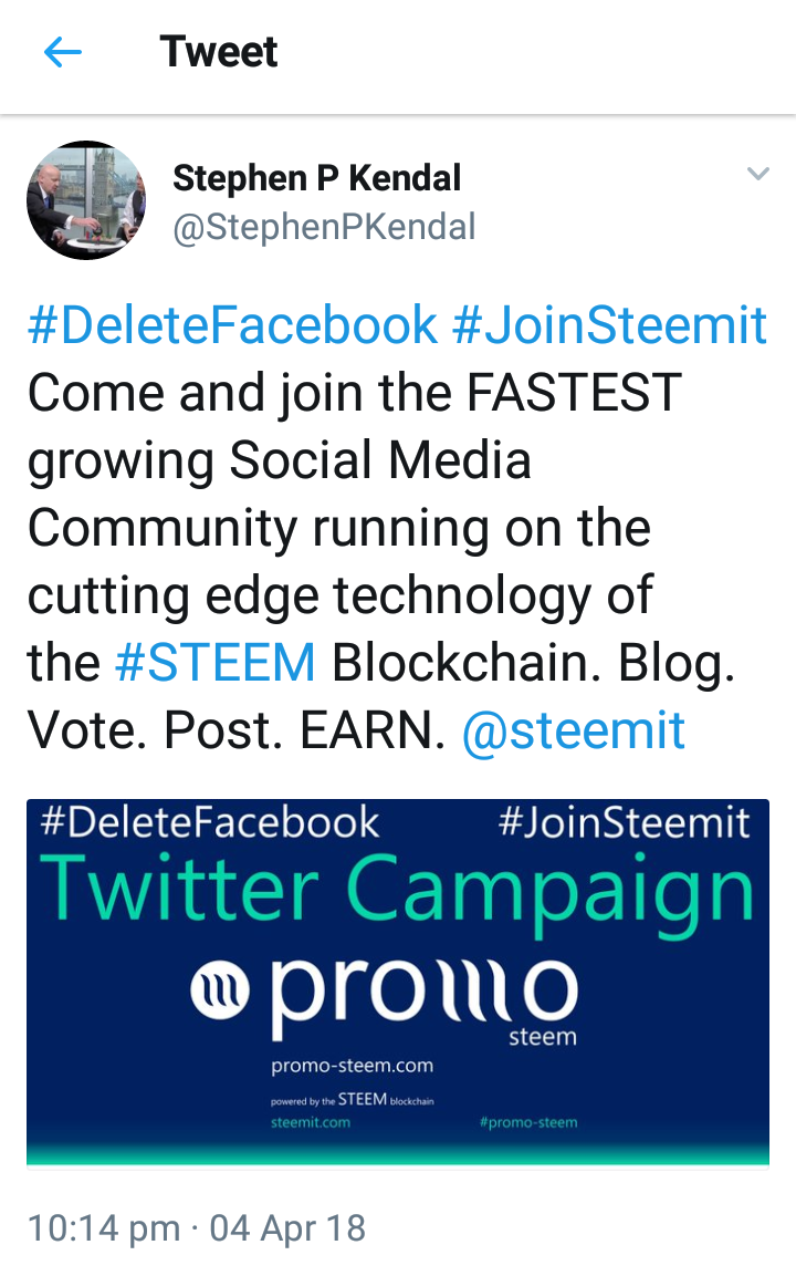 #DeleteFacebook #JoinSteemit