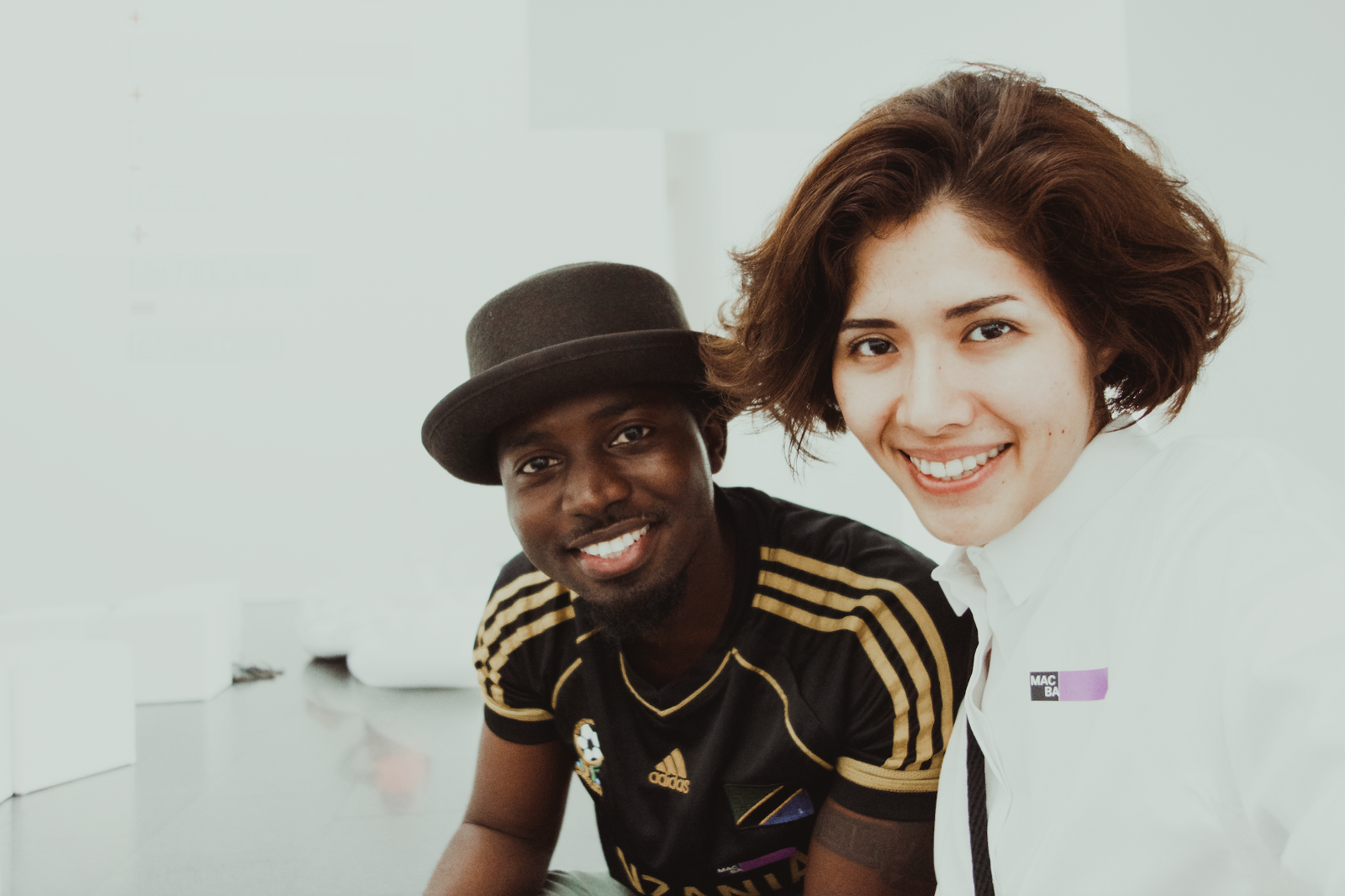 Aya & I at the Museu d’Art Contemporani de Barcelona in Barcelona, Spain