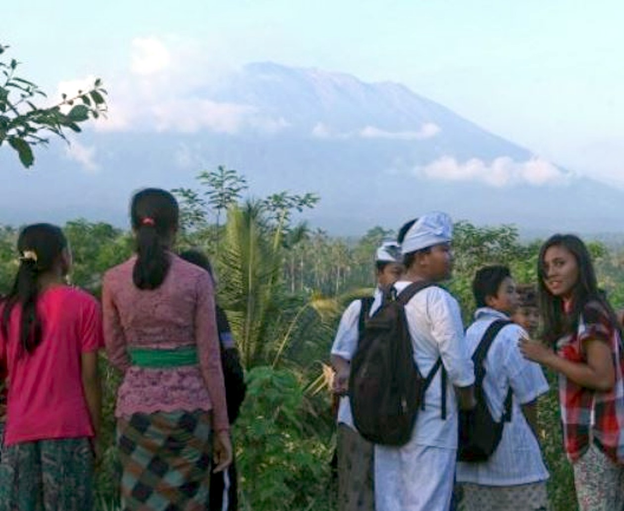 Новая асса или дачники на бали. Вулкан Агунг Бали.