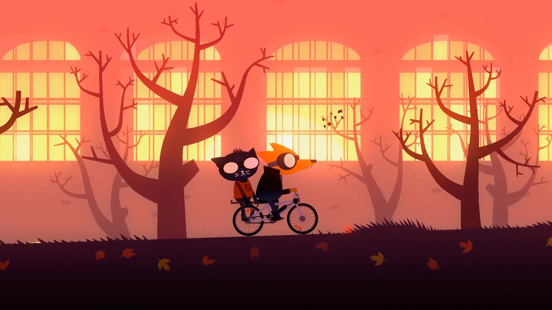 Descending the woods freetp. Night in the Woods игра. Night in the Woods фон. Найтс ин зе Вуд. Nitw фоны.