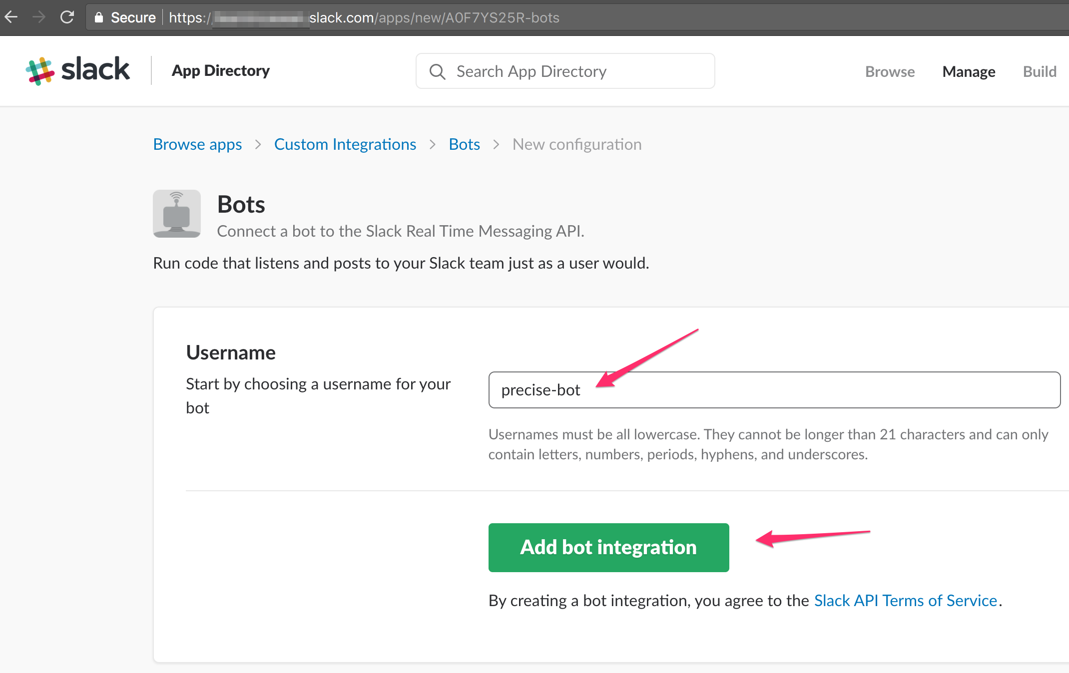 slack client id api python