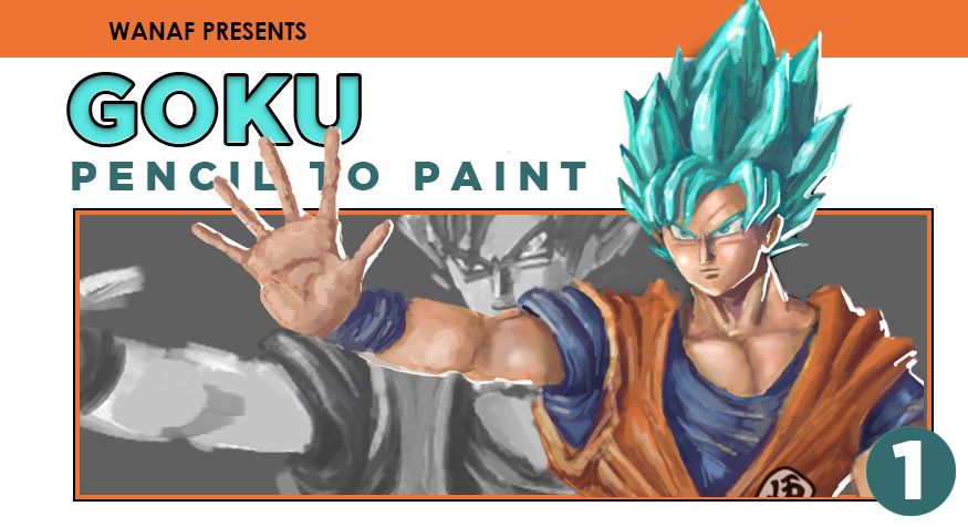 How to Draw Goku Easy  Dragon ball painting, Goku drawing, Easy