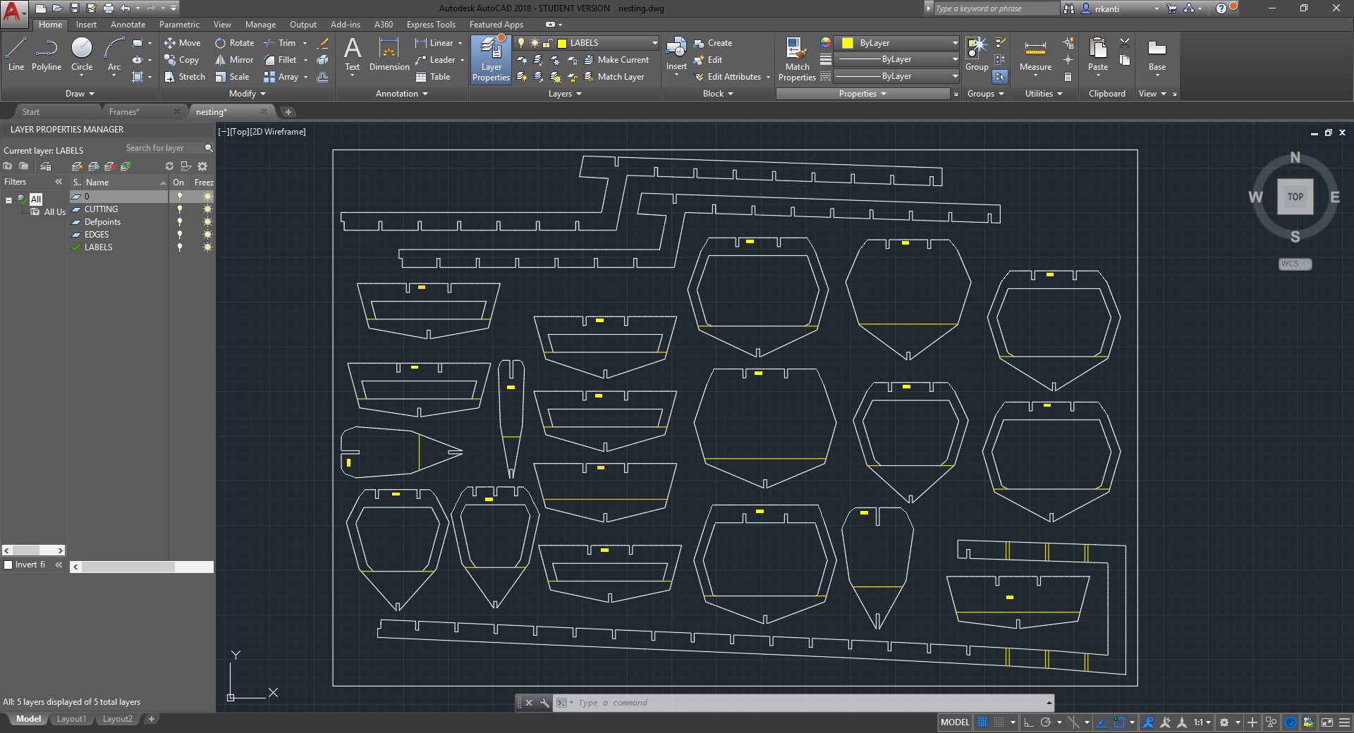 Cutting Sheet