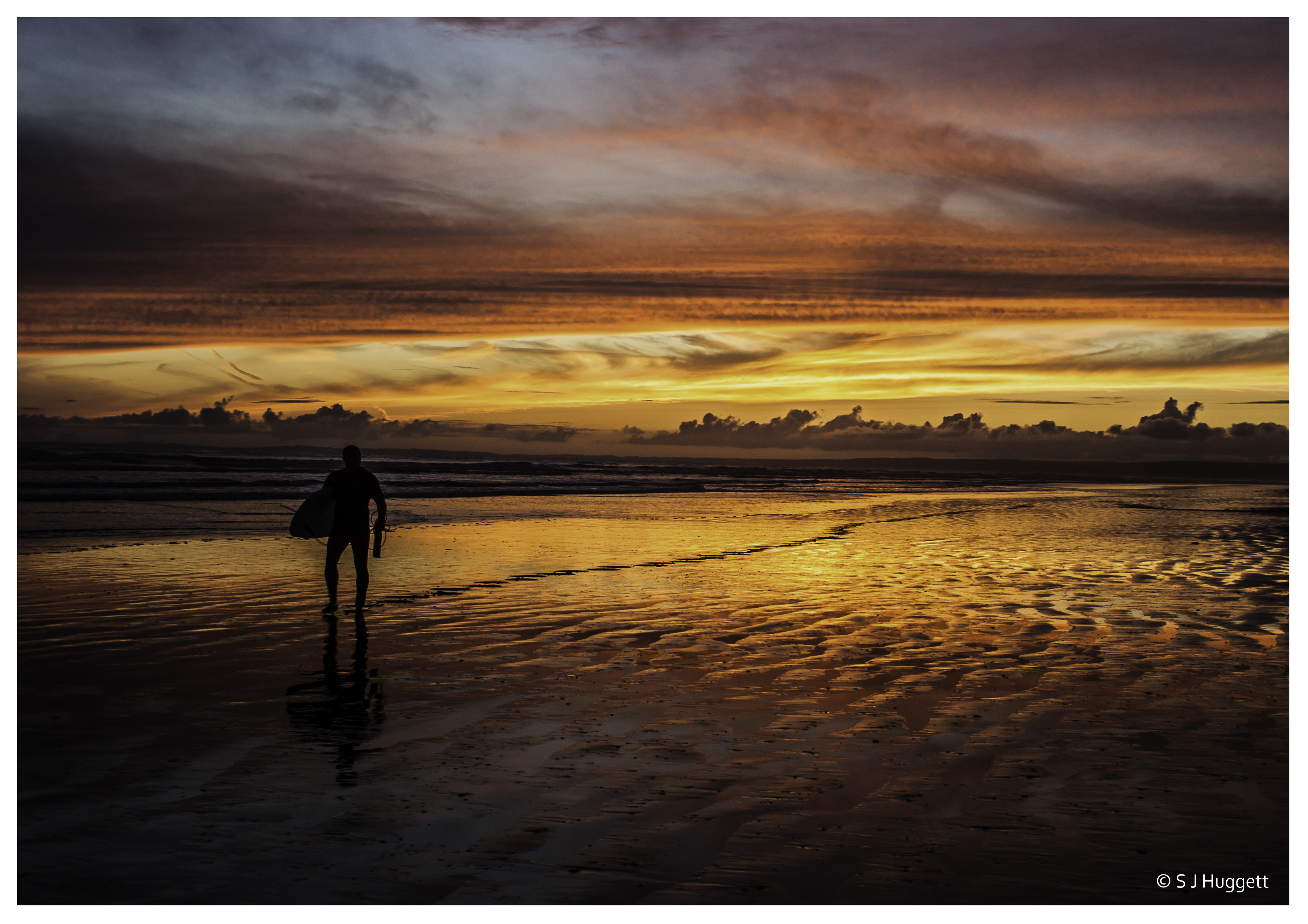 Sunset Cefn Sidan By Steve J Huggett.jpg