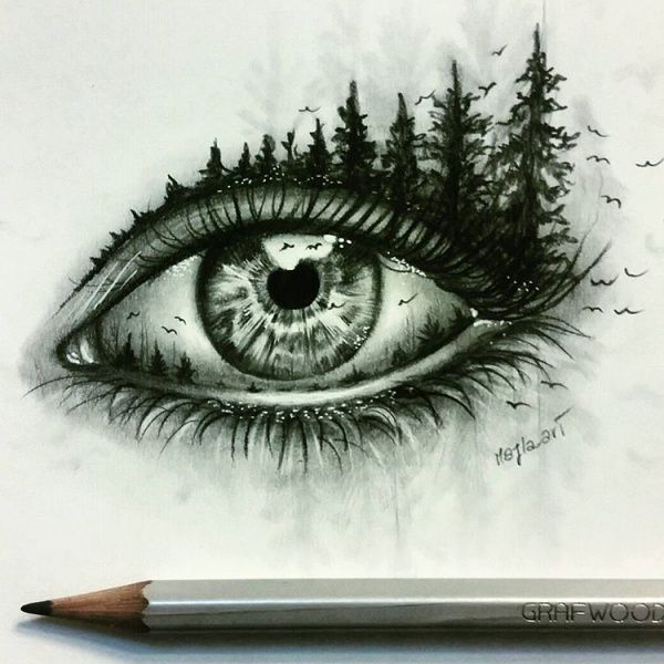 aesthetic eye drawing🐇 | Drawings, Eye drawing tutorial, Eye drawing-saigonsouth.com.vn