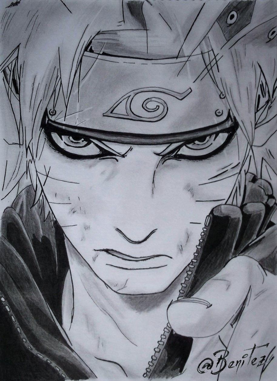 Re-Drawn Naruto Pencil Shading — Steemit