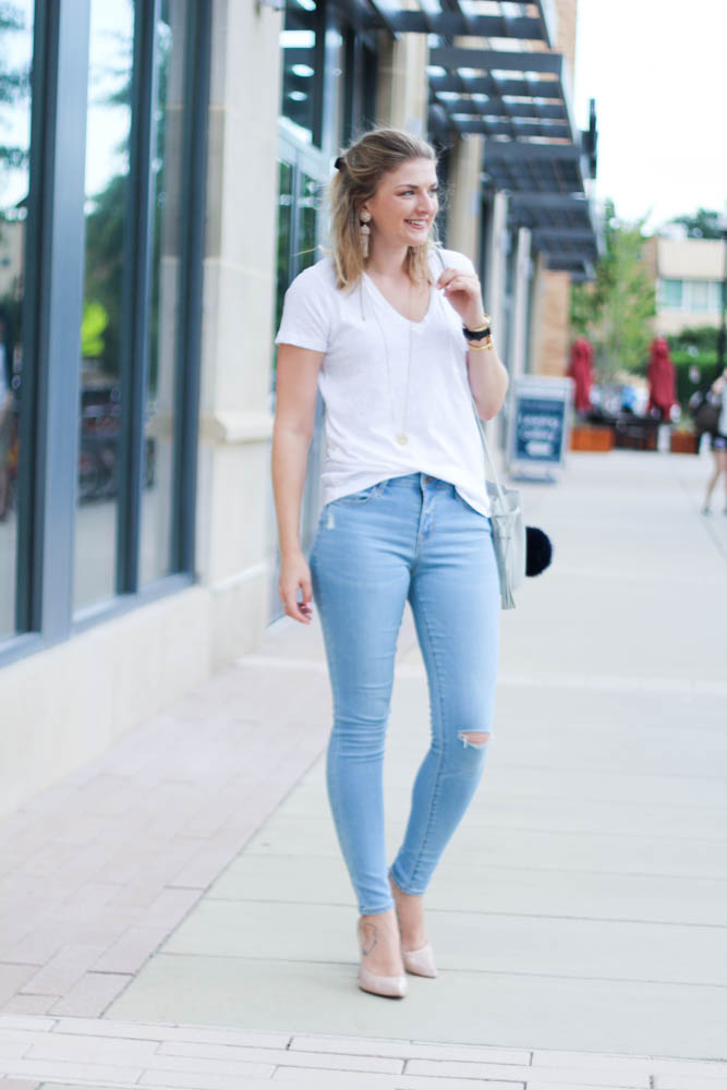 White Shirt And Jeans Ladies Shop Clothing Shoes Online