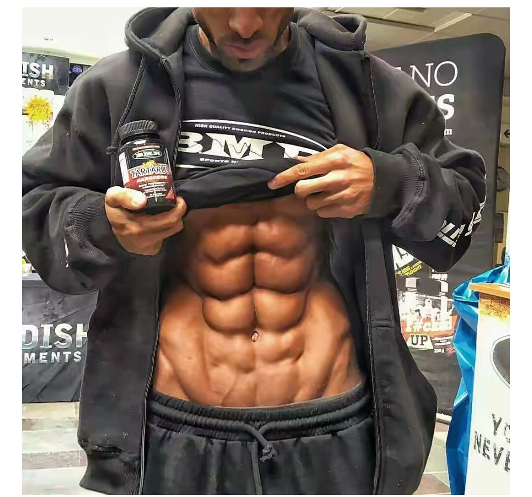The only man with 10 pack abs.