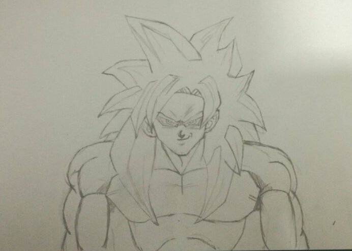 Desenhando/Drawing Goku - Dragon Ball GT 