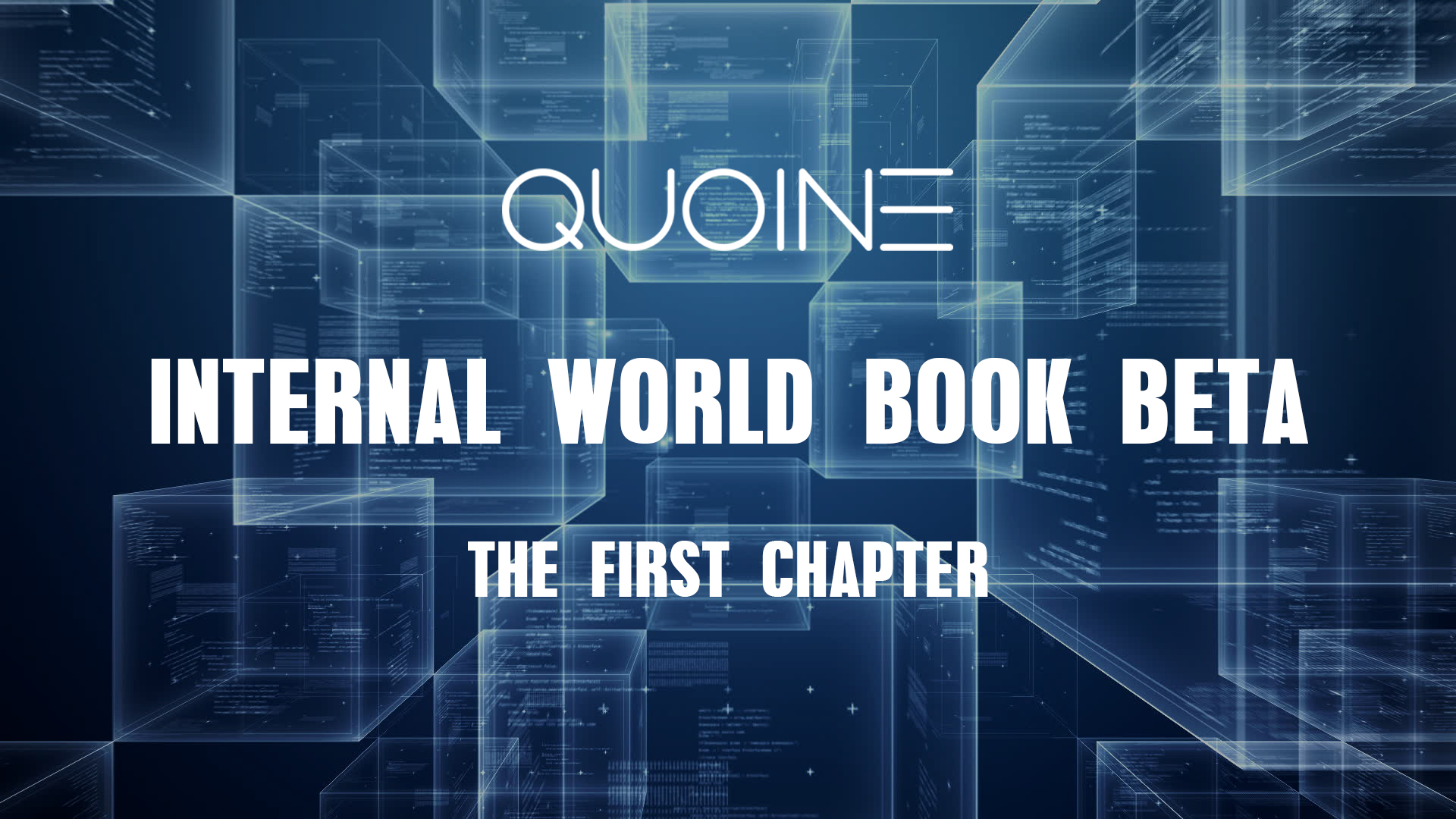 QUOINE. One World book.