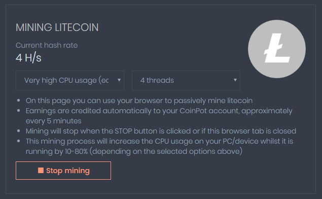 How To Earn Bitcoin Passively Litecoin Mining With Litecoin Wallet - 