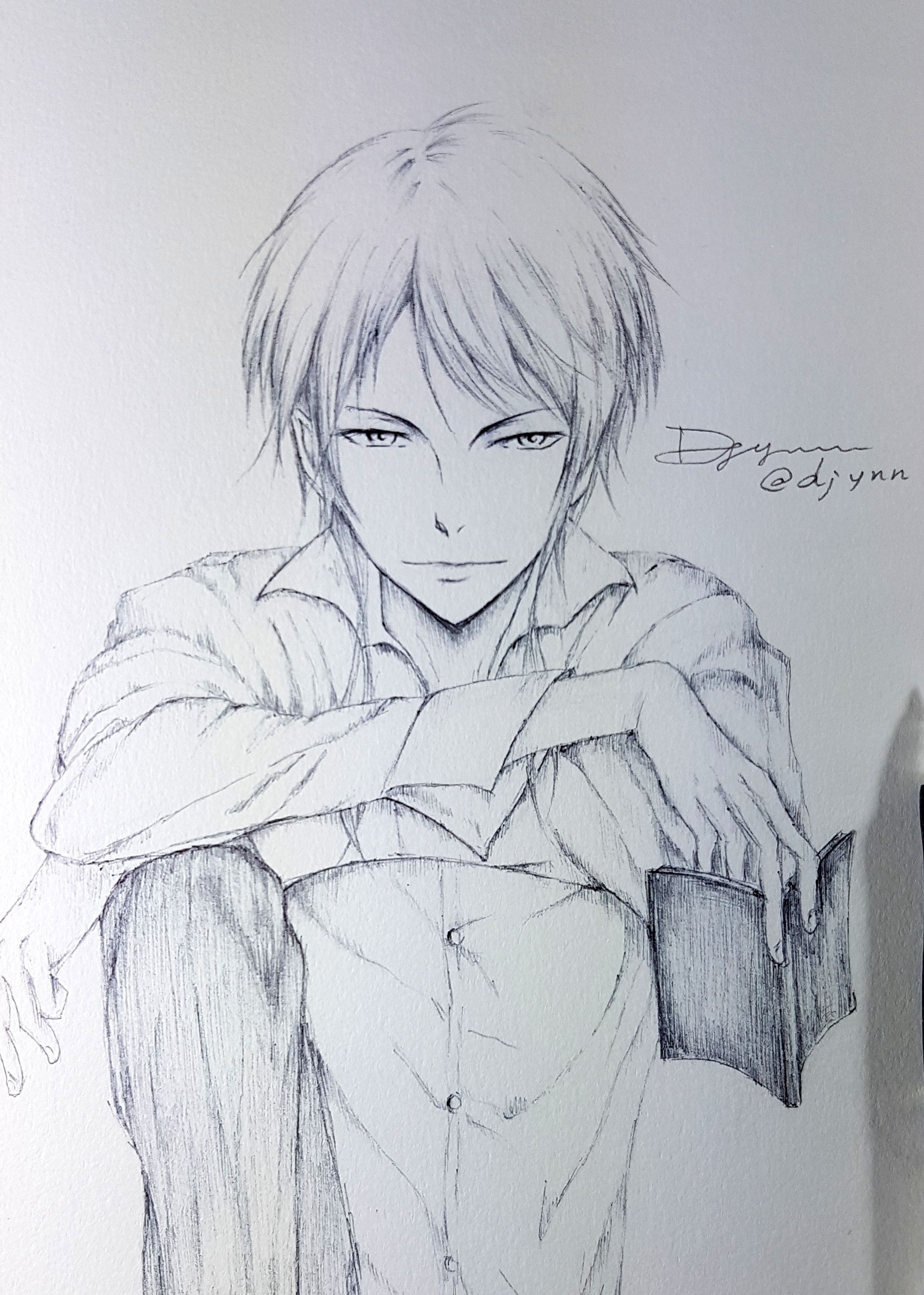 Psycho Pass Makishima Shogo Fan Art サイコパスの槙島氏 描きました Steemit