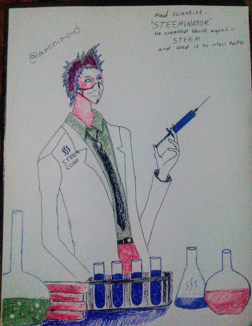 anime scientist drawing