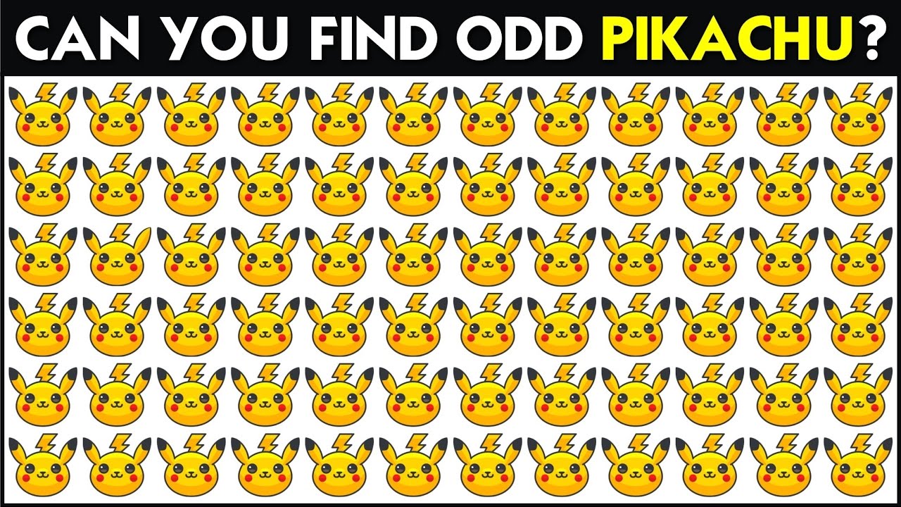 find pikachu