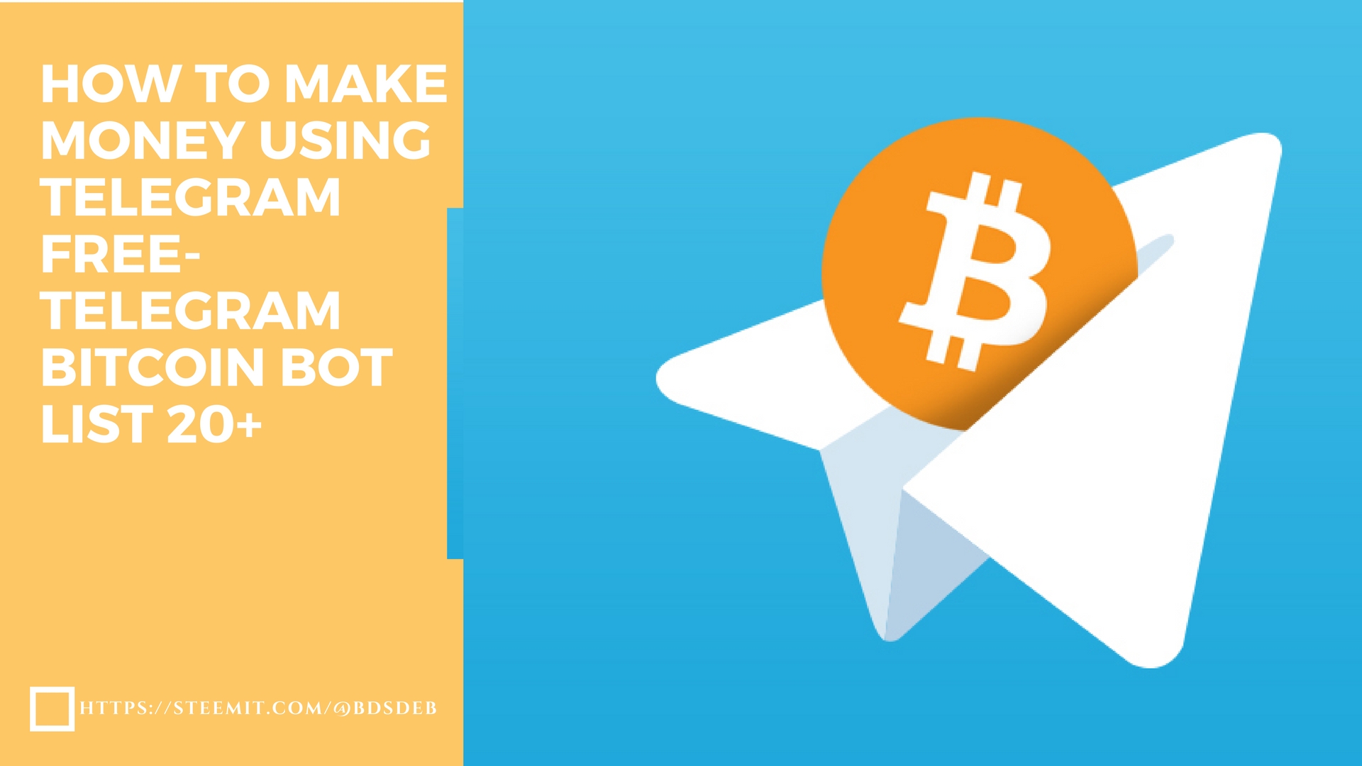 Earn bitcoin telegram bot