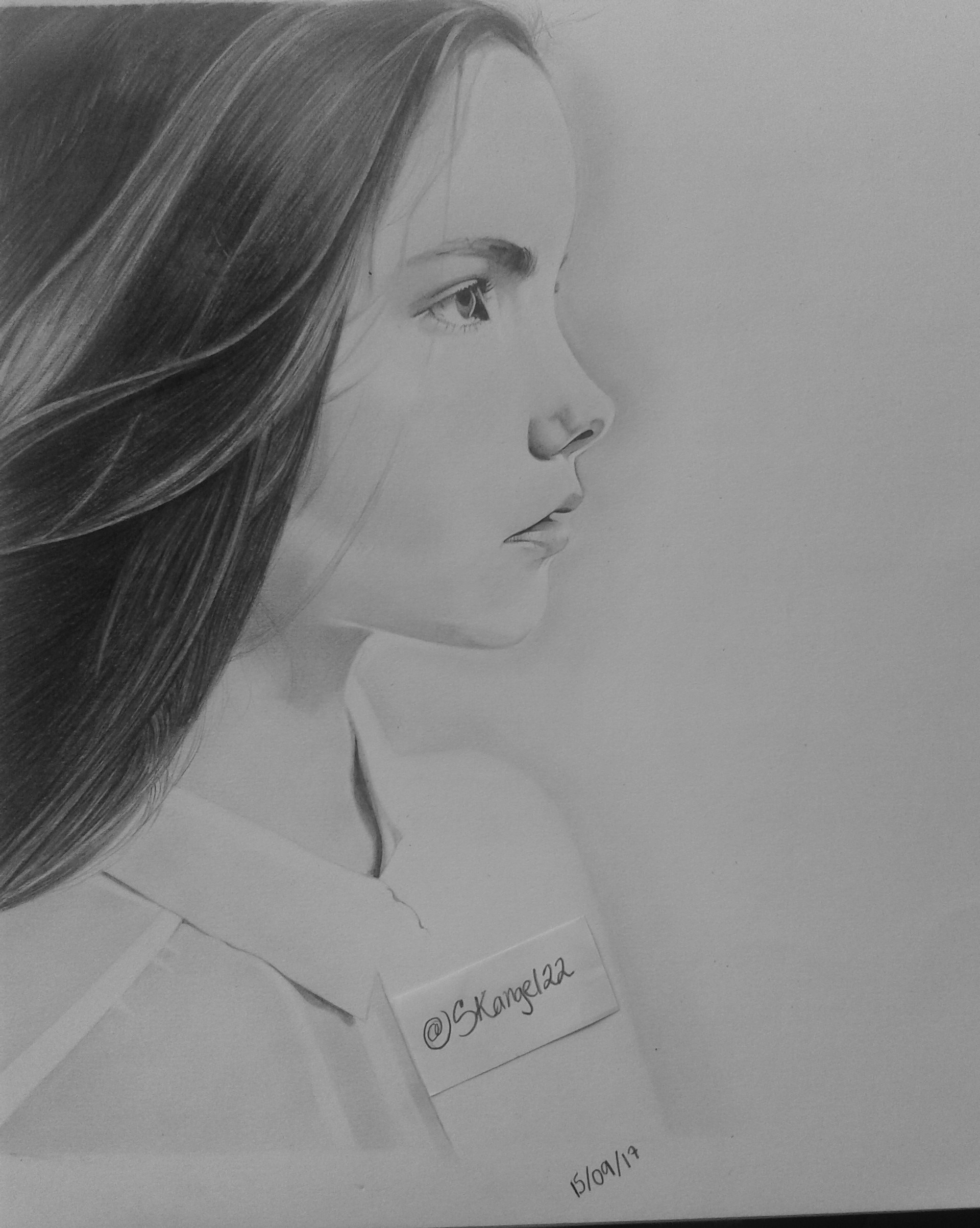 Beautiful Girl pencil Art - Deepu's Paintings - Drawings & Illustration,  People & Figures, Celebrity, Actresses - ArtPal