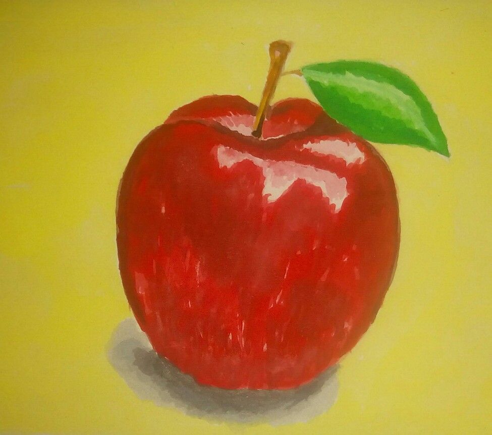 #Rebirth......How to draw an Apple/ I drew an Apple of life!....# ...