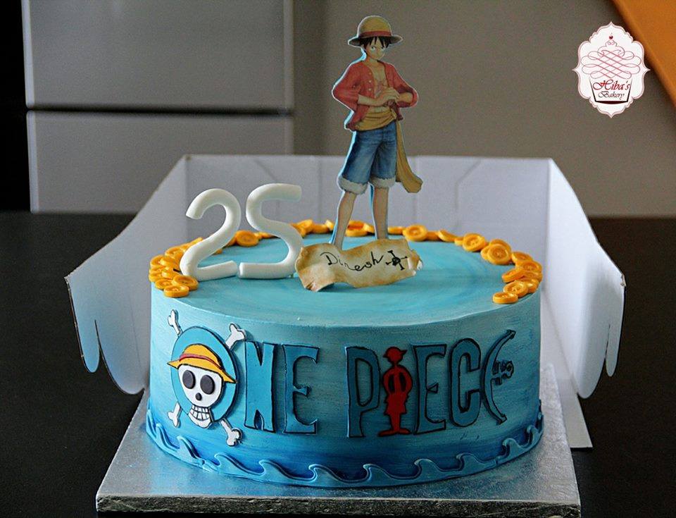 One Piece Anime Photo Cake  Freedom Bakery