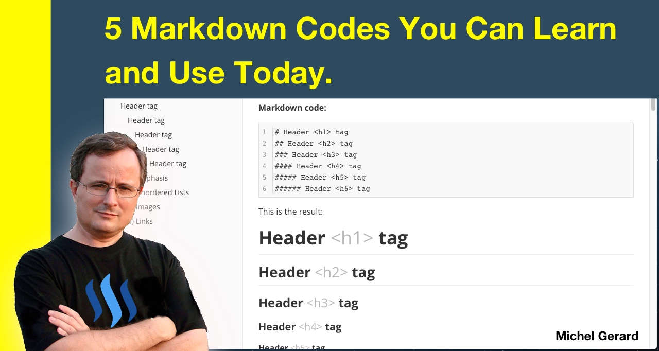 5 Markdown Codes You Can Learn and Use Today.