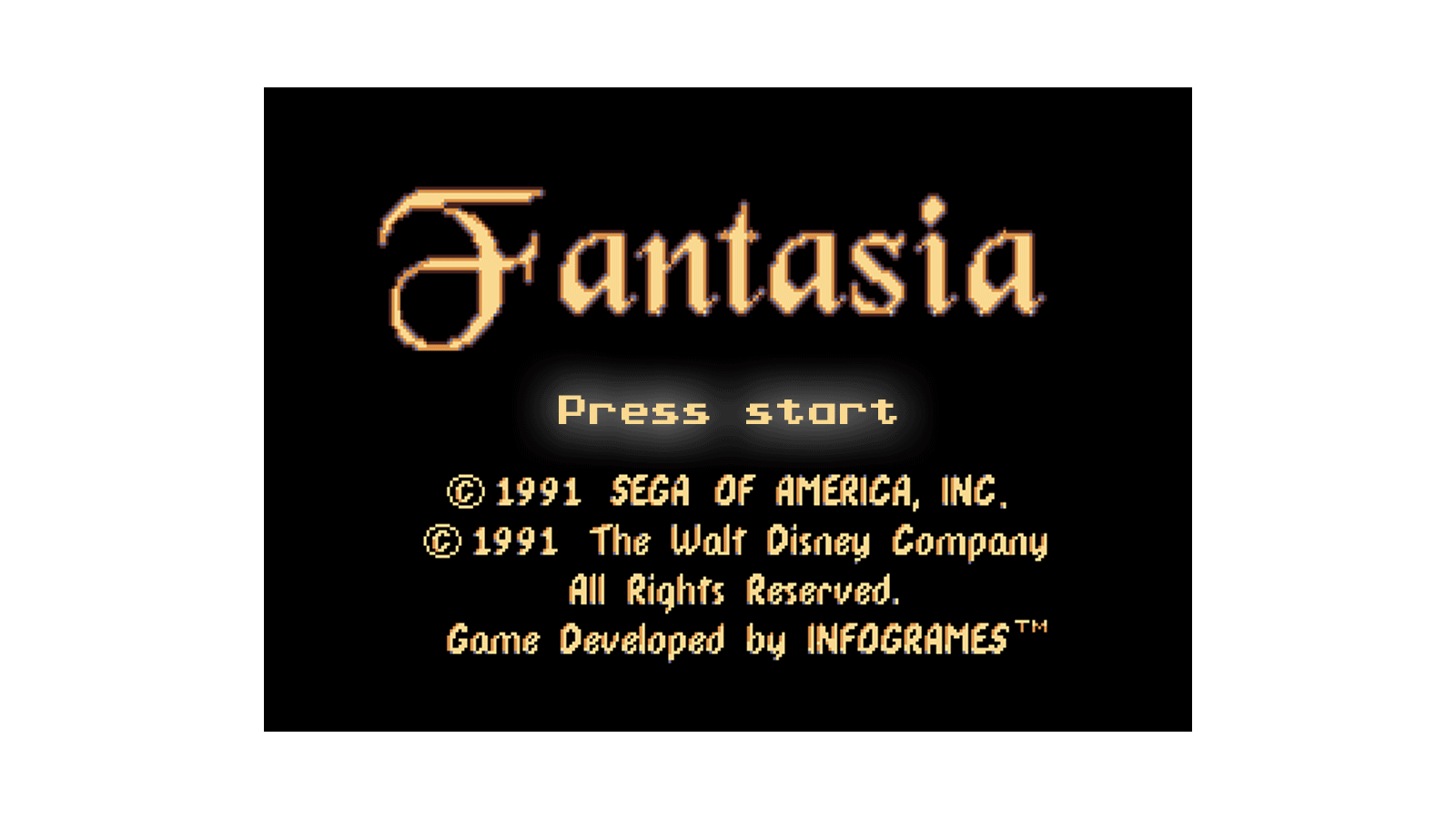 Retro Gaming - Fantasy: Mickey Mouse Magic (Genesis/Mega Drive) \, image size:1600x900