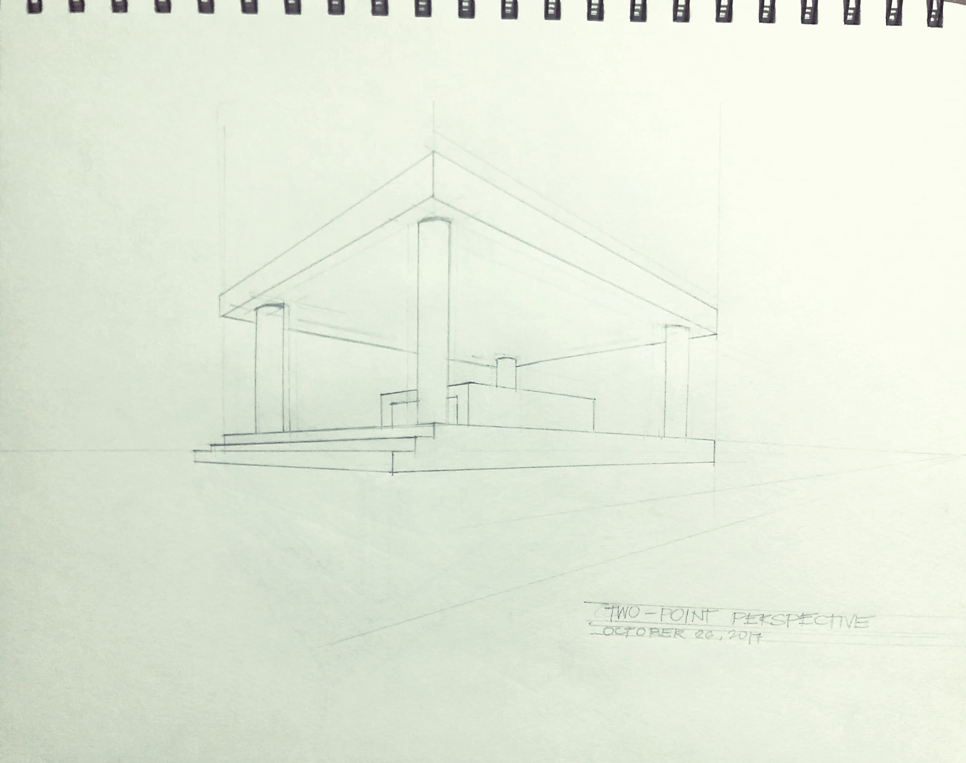 Drawing 2-Point Perspective – T. Rowe Price Career and Innovation Center