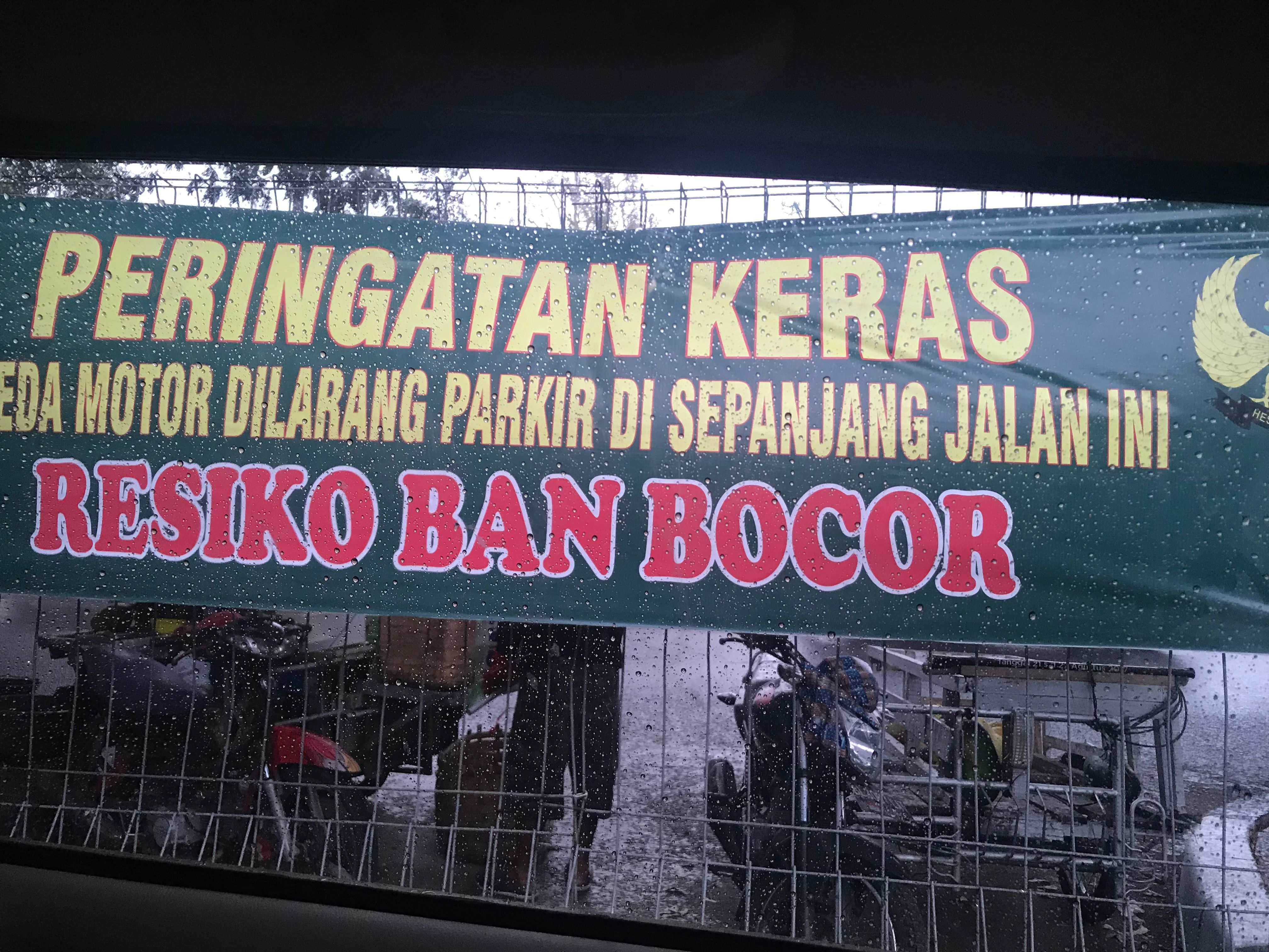 Hanya sebuah peringatan keras di Rumah Sakit