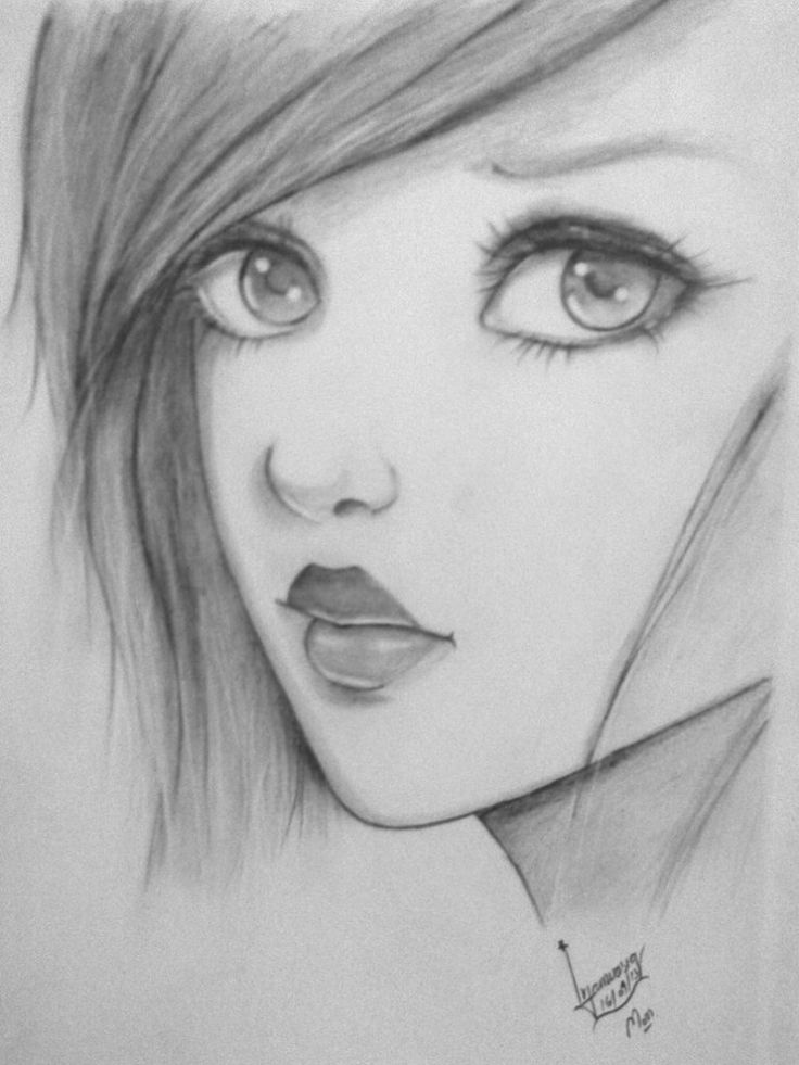 Featured image of post Girls Pencil Sketch Easy : Photoshop pencil brush sets are useful when you need to add some sketched or hand drawn effects in your designs.