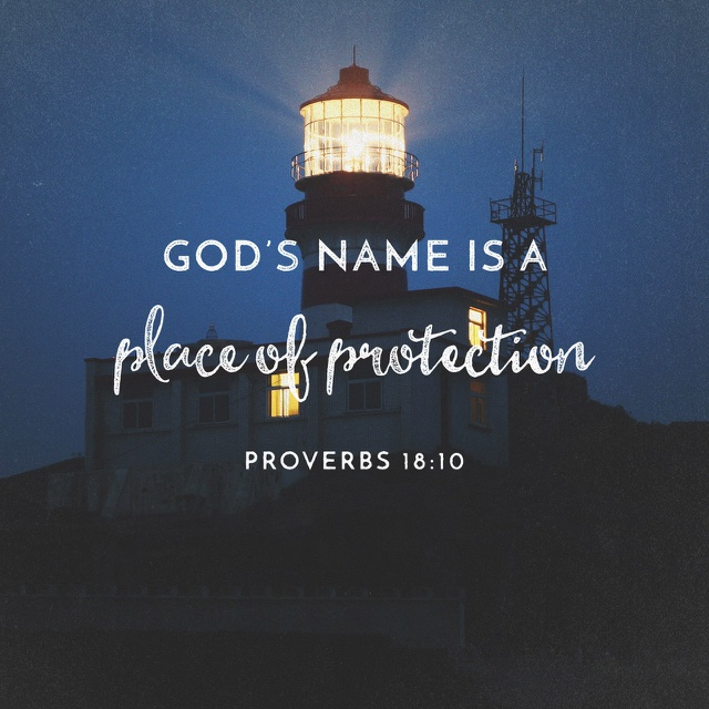 Verse Of The Day God S Name Is A Place Of Protection Steemit