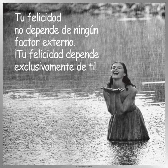 Tu Felicidad Depende De Ti Solo De Ti Steemit<script async src=