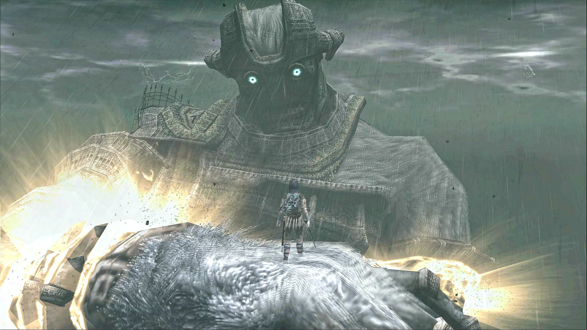 shadow of the colossus 3rd boss wallpaper Desktop by empessah on