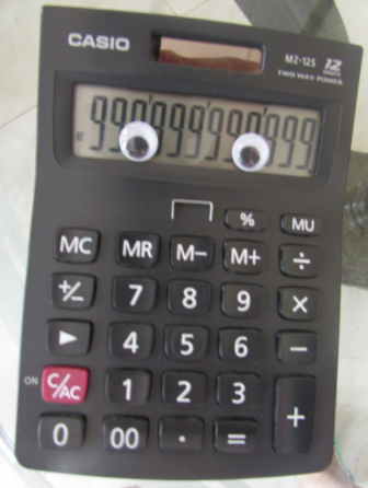 Calculator with Alzheimer's