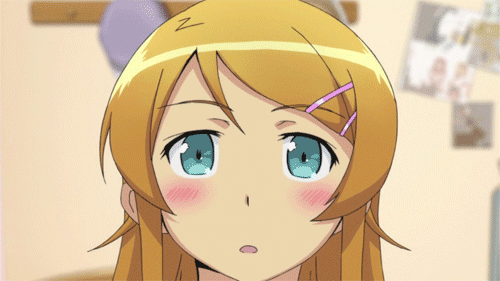 Oreimo kirino blush.gif