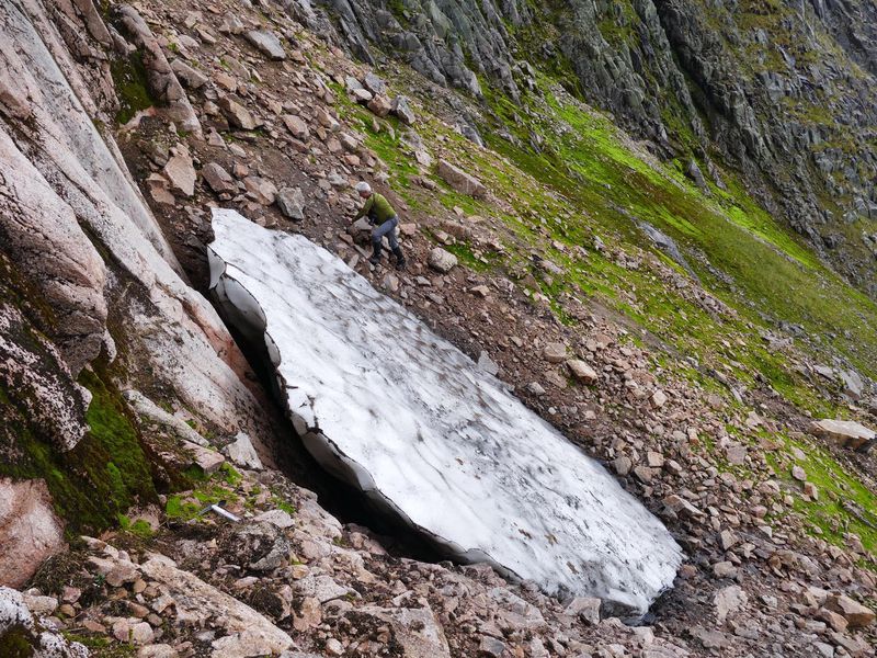 Looking Nice Pic Scotland's Oldest Remaining Snow Patch Expected to Soon Disappear.jpg