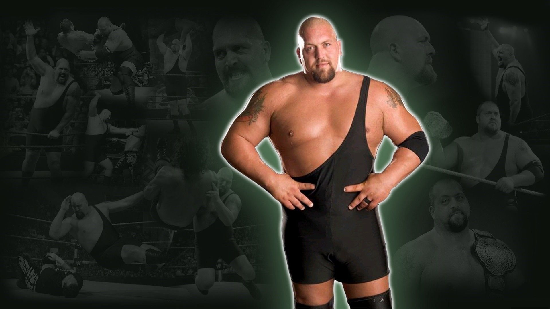 Wrestler Big Show on the photo. 