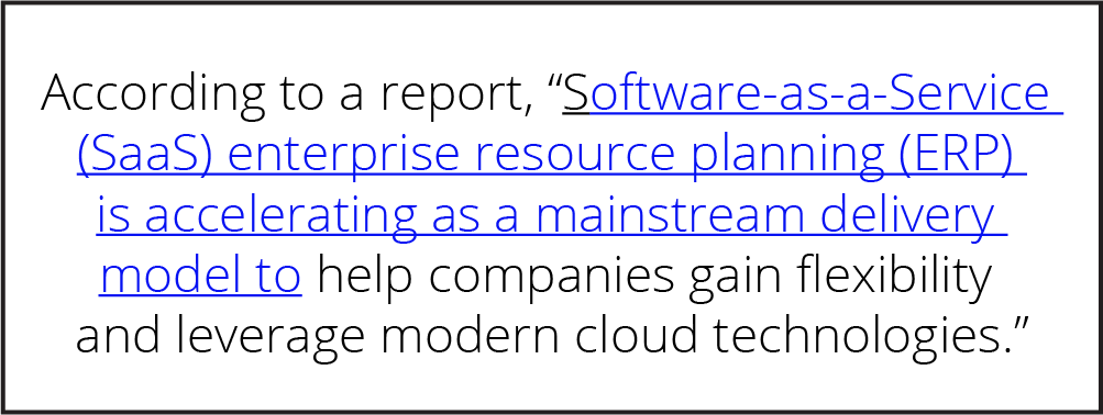software-as-a-service (SaaS) enterprize resource planning(erp) is accelerating as a mainstream delivery model.png