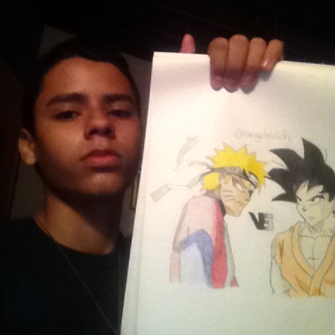 Concurso #dibujaygana 6 Naruto + Goku — Steemit