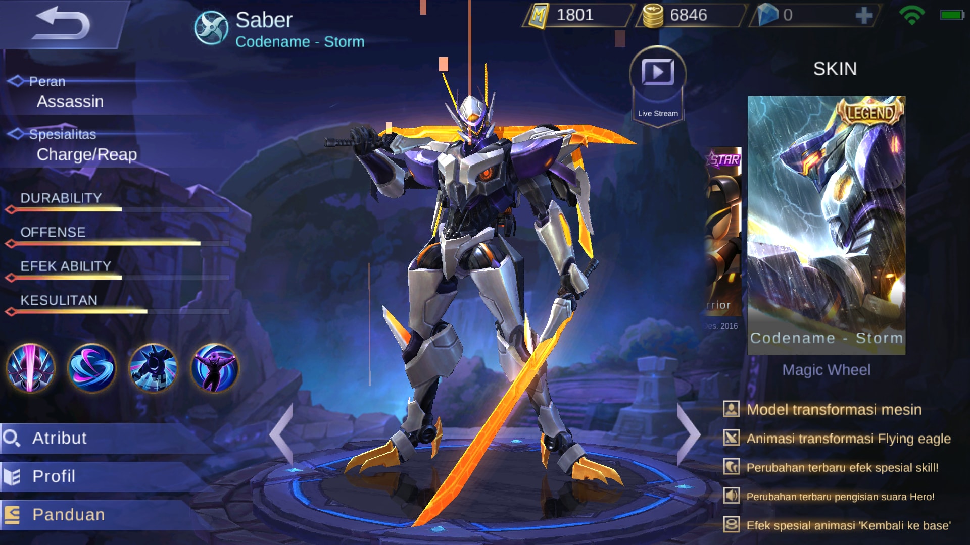 MOBA GAME MOBILE LEGENDS Hero Saber Review Tips And Trix And