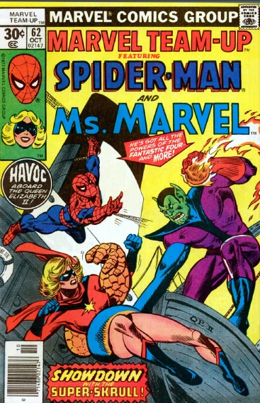 Carol Danvers and Her First Team Up With Spider-Man: Marvel Team-Up Vol 1  #62 – October, 1977 — Steemit