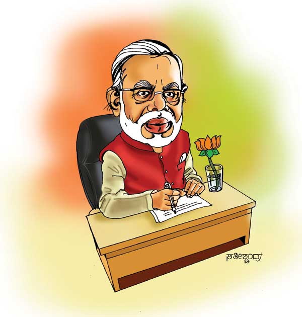 How cartoonists have reacted to Prime Minister Narendra Modi's lush and  evolving beard