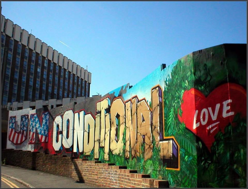 unconditional love grafitti