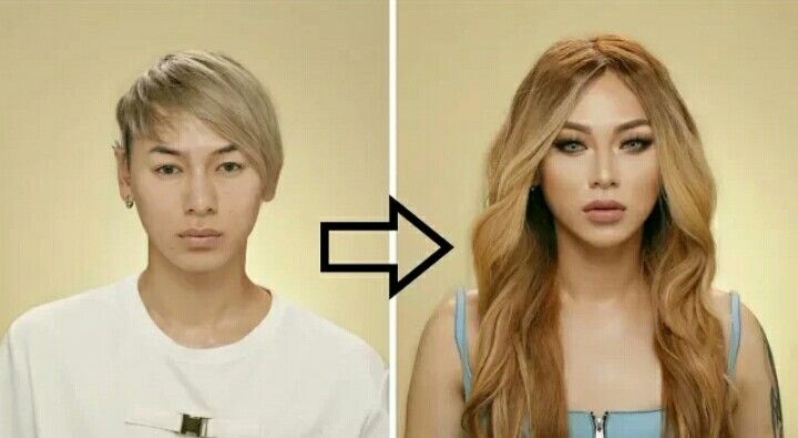 Guy to Girl Makeup Transformation