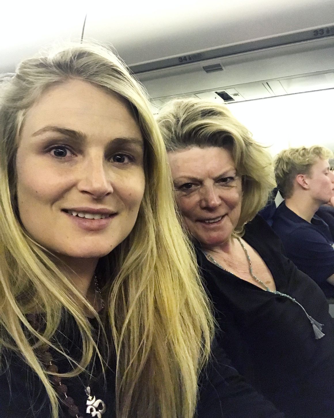 mum and i on the plane selfie.JPG