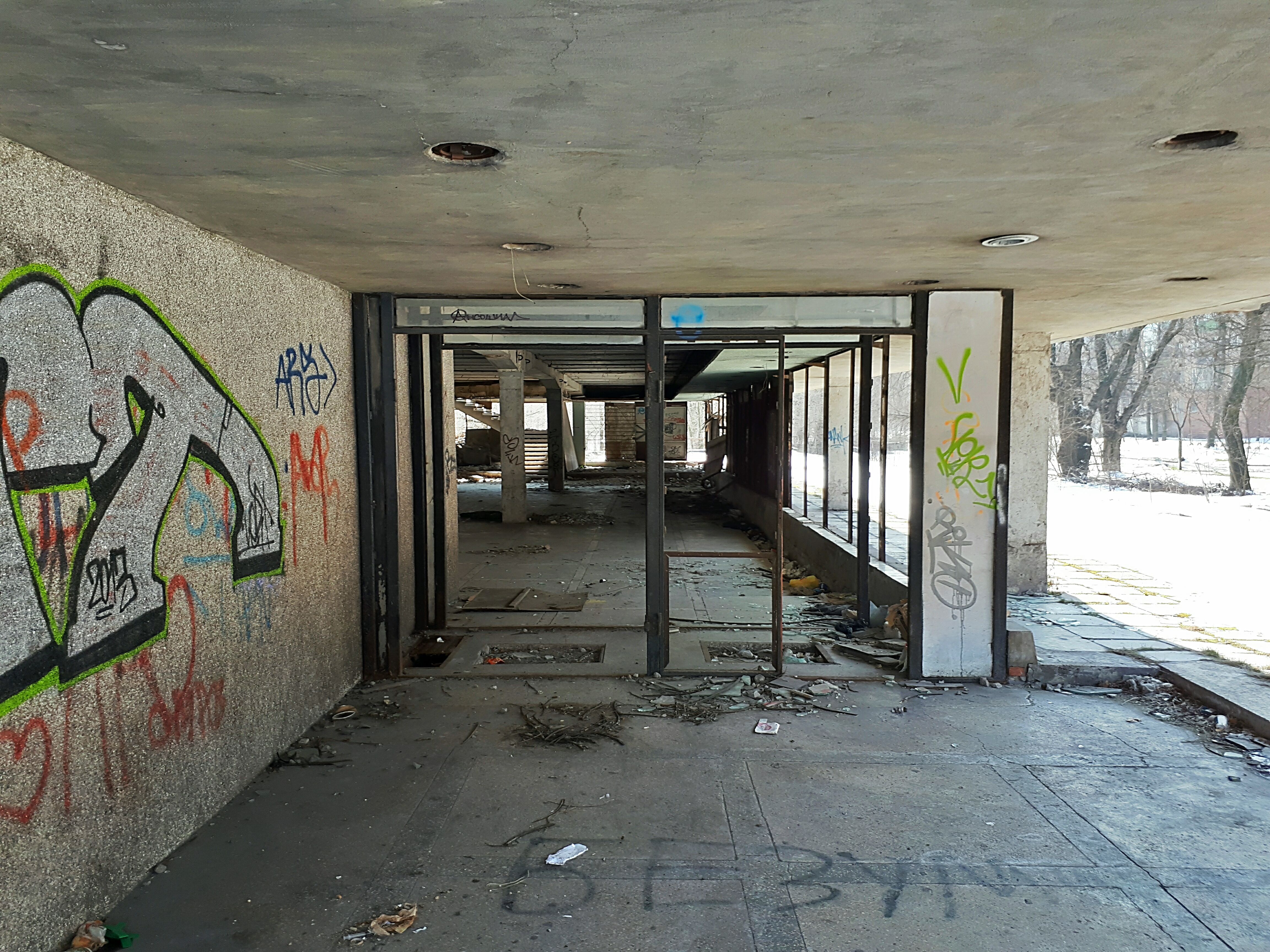 Damaged Restaurant Russia Zaporozhye