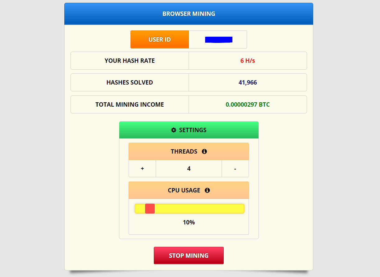 free bitcoin browser miner