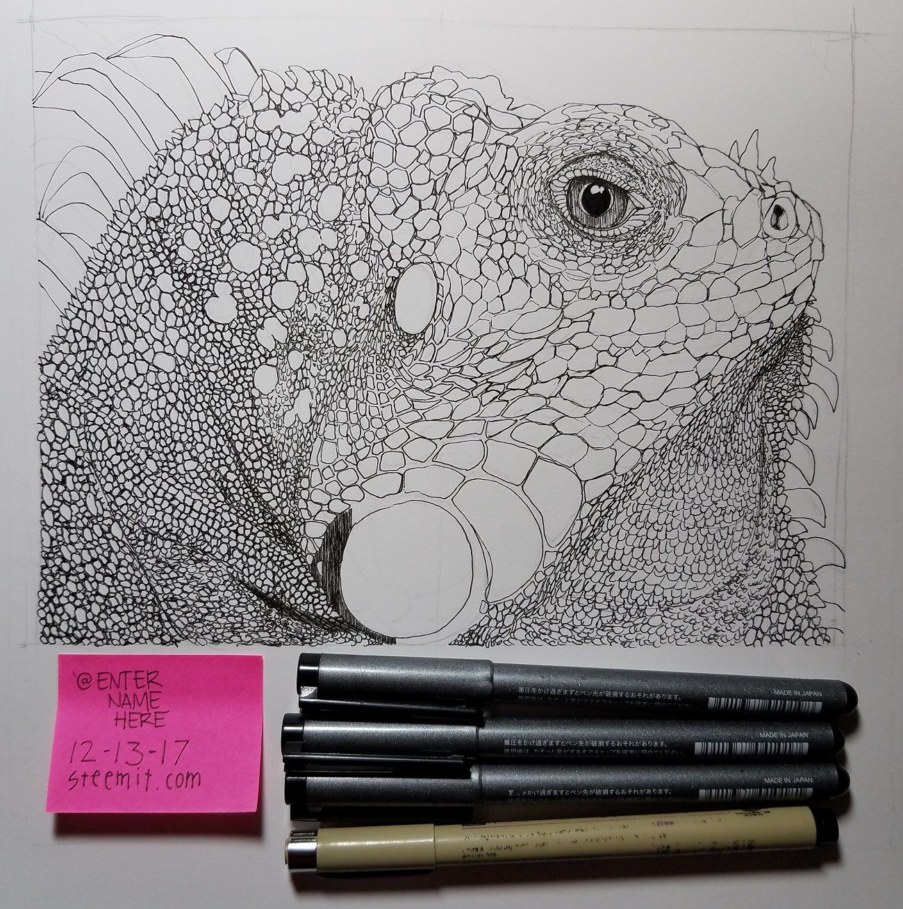 enternamehere-alphabetartchallenge-day9-iguana-pen-3.jpg