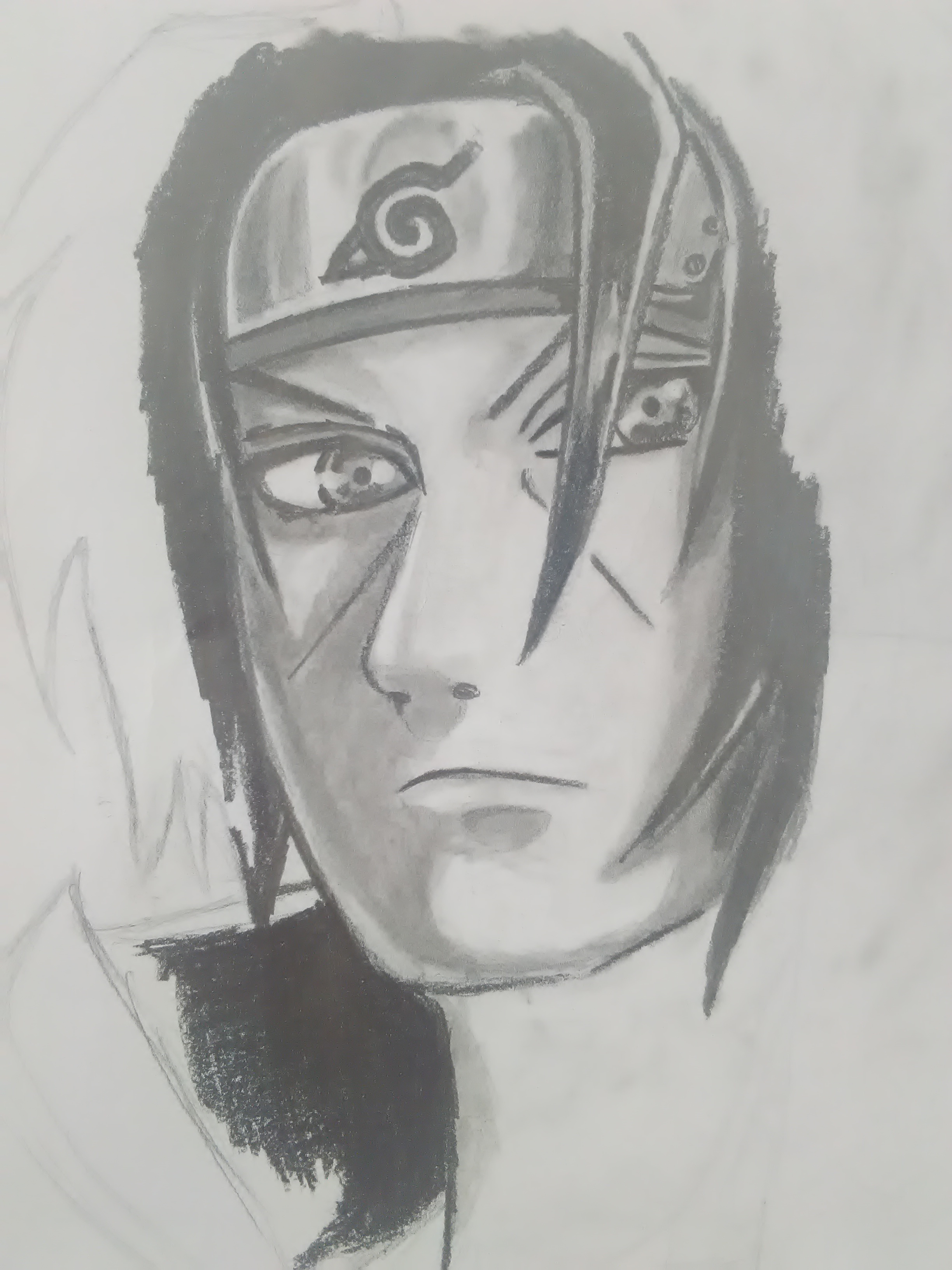 Art - Itachi Uchiha drawing step by step Naruto series — Steemit