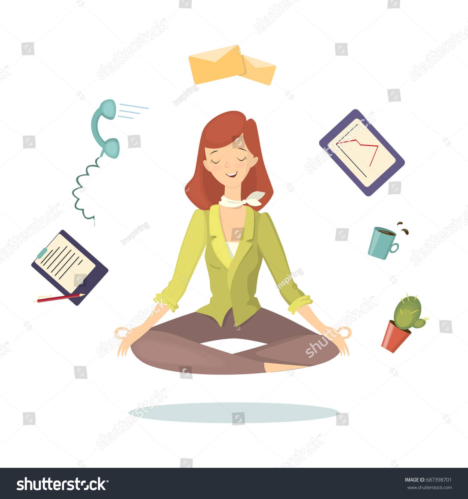 stock-vector-meditation-at-work-woman-in-lotus-pose-between-working-tools-on-white-background-687398701.jpg