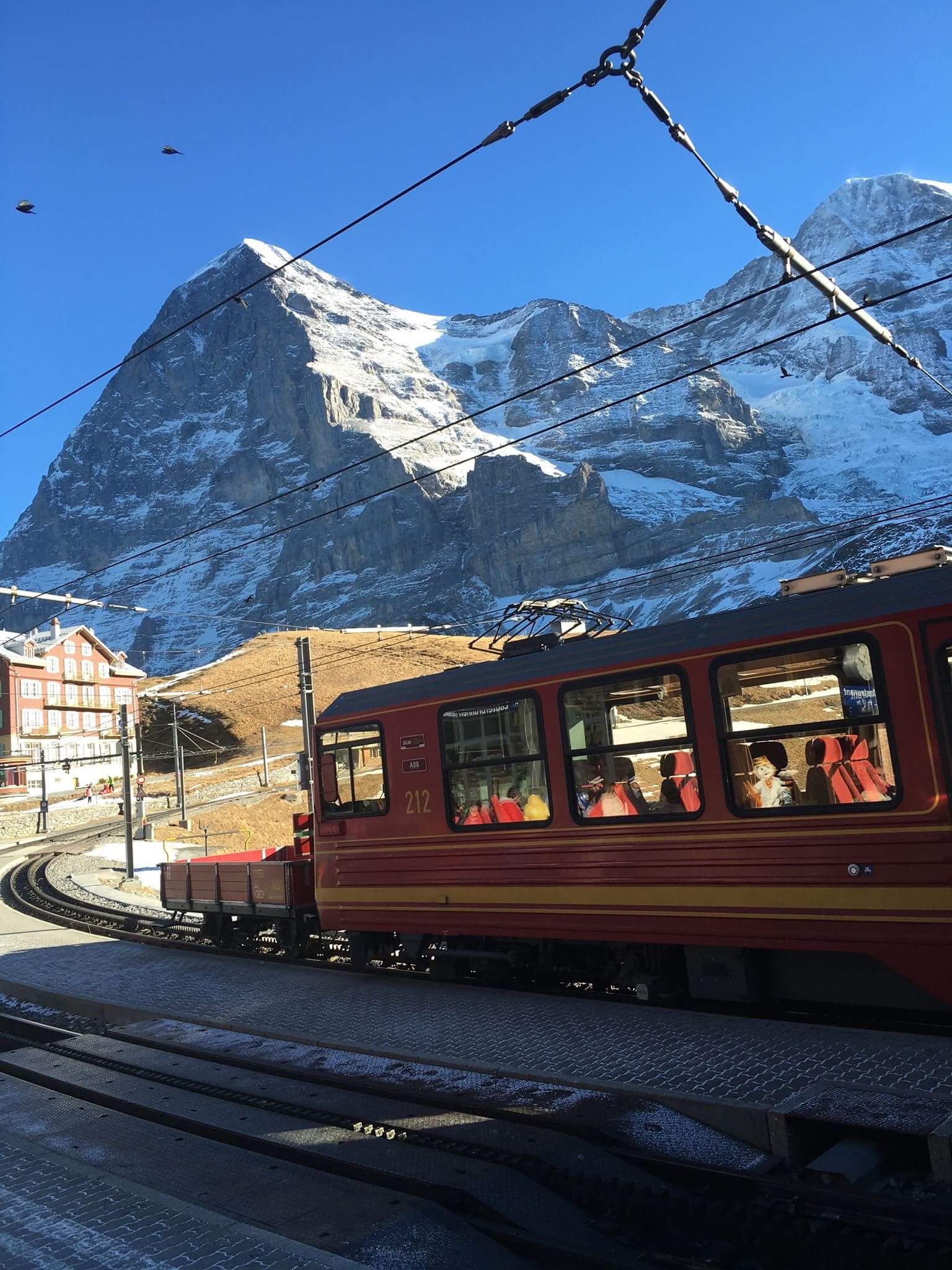 THE LITTLE RED TRAIN - Switzerland